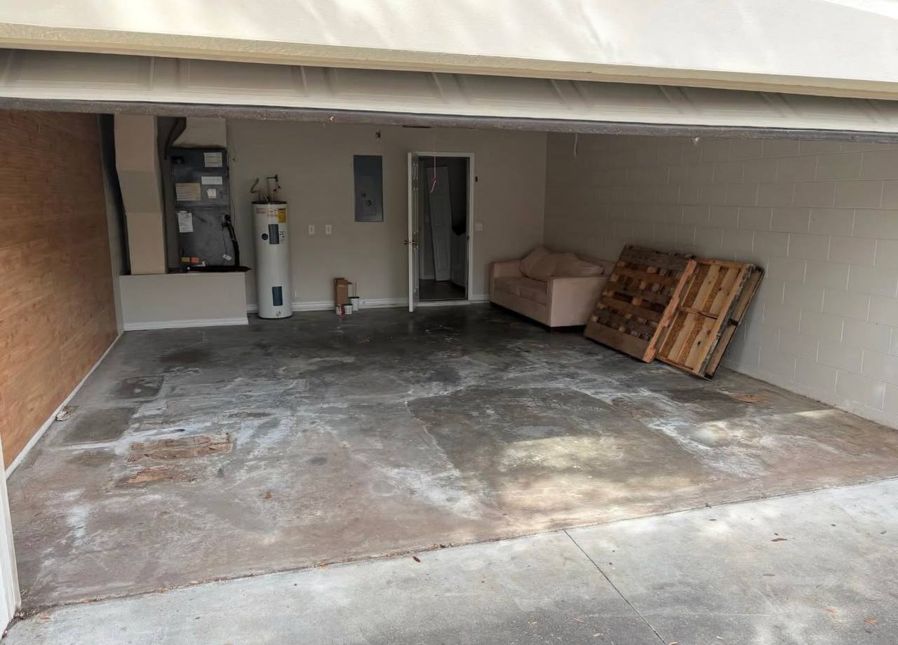 Garage cleanout after